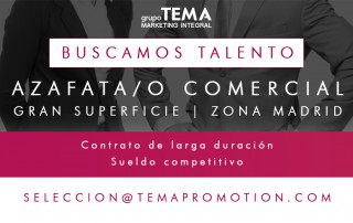 Oferta de trabajo: Azafato o Azafata Comercial