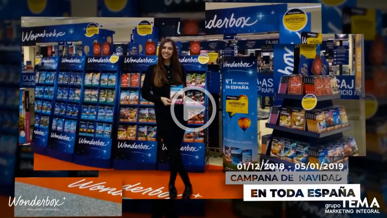 Wonderbox Grupo TEMA El Corte Inglés