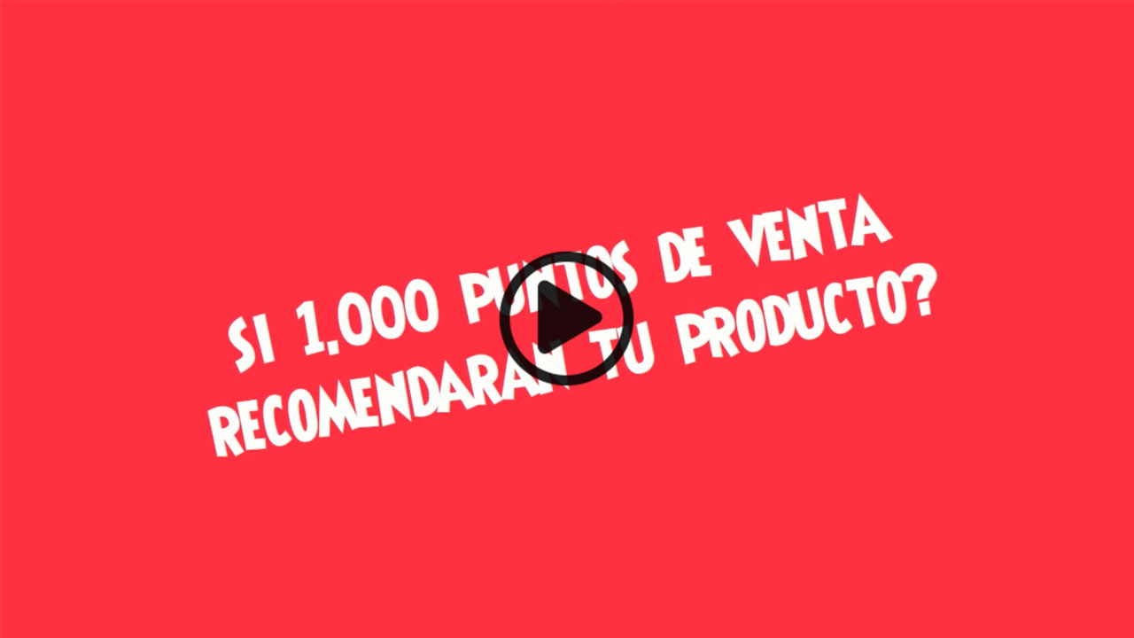 TEMA- Venderias mas si 1000 puntos de venta recomendaran tu producto