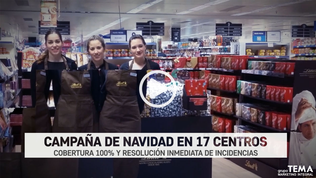 Grupo TEMA – Campaña Navidad para Lindt