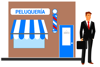 fuerzas de ventas externas peluqueria